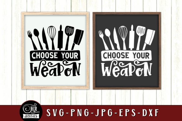 Choose Your Weapon Kitchen Sign Design Review