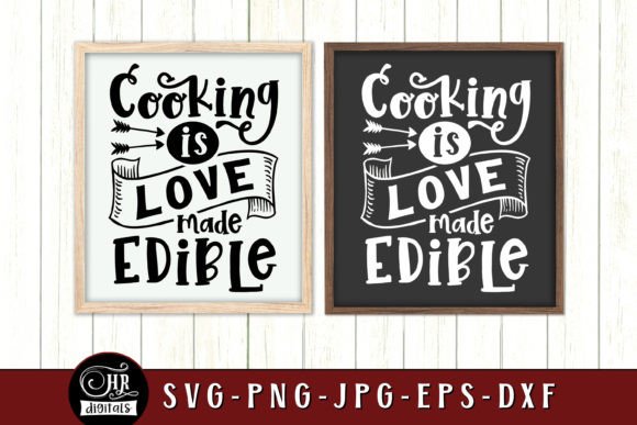 Cooking is Love Made Edible Graphics for Local Branding