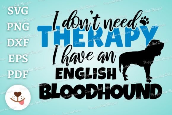 Funny Bloodhound Dog Lover Graphics for Crafts