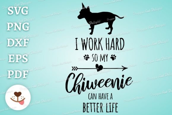 Funny Chiweenie Dog Owner SVG PNG DXF for Crafts and Graphics