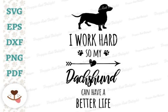 Funny Dachshund Dog Owner SVG PNG DXF for Crafts