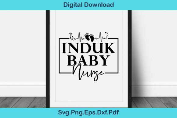 Funny Induk Baby Nurse Svg T Shirt for Crafts and Graphics