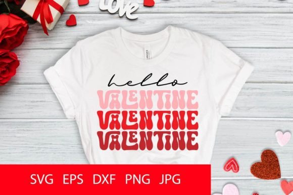 Hello Valentine SVG PNG for Graphics and Crafts