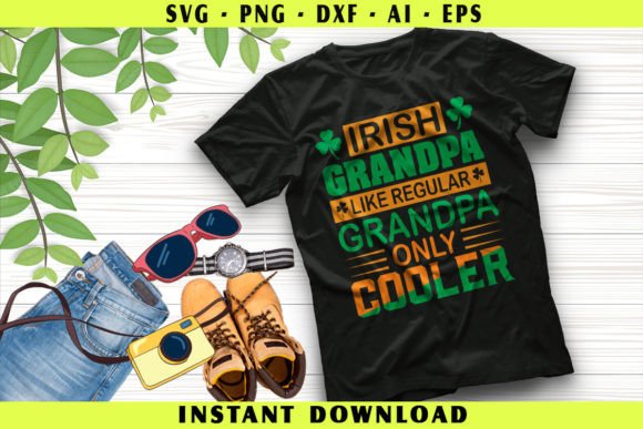 Irish Grandpa Funny Father’s Day Graphics for Crafts