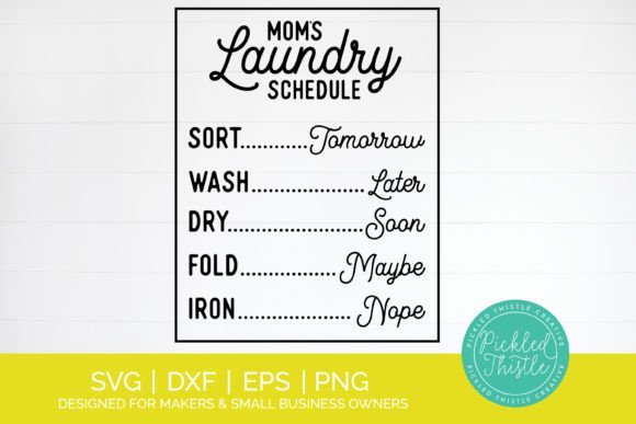 Laundry Room Humor SVG for Graphic Design
