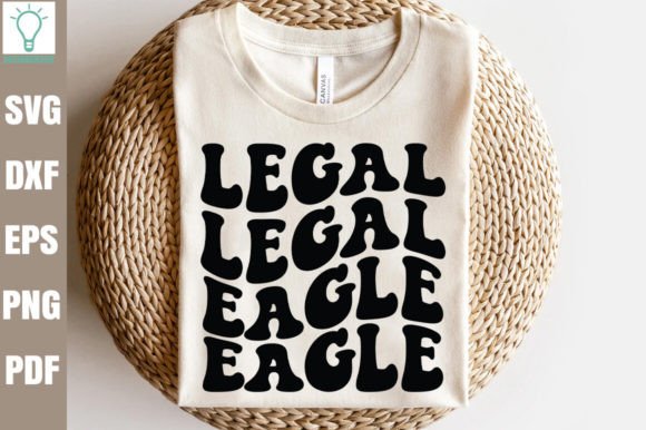 Legal Eagle Retro SVG: A Graphic Asset for Crafts and Branding