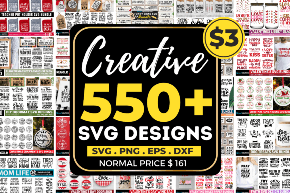 TThe Creative SVG Big Bundle Graphics for Crafts
